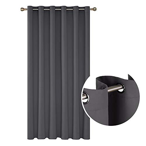 Deconovo Blackout Curtains 1 Panel Wide Width Curtain Room Darkening Shades Thermal Insulared