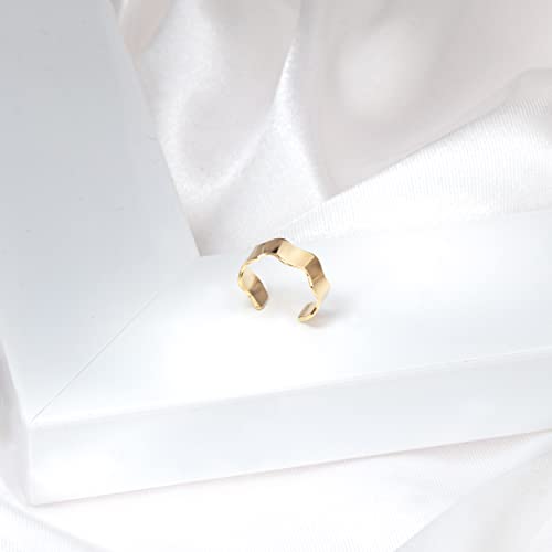 Benittamoko Wave Ear Cuff Conch Hoop Cartilage Earring thumb #4