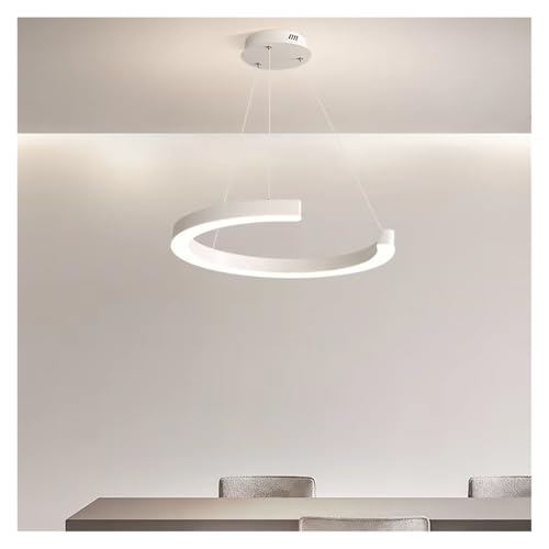 Lampe suspendue LED simple pour table à manger et luminaire moderne de restaurant
