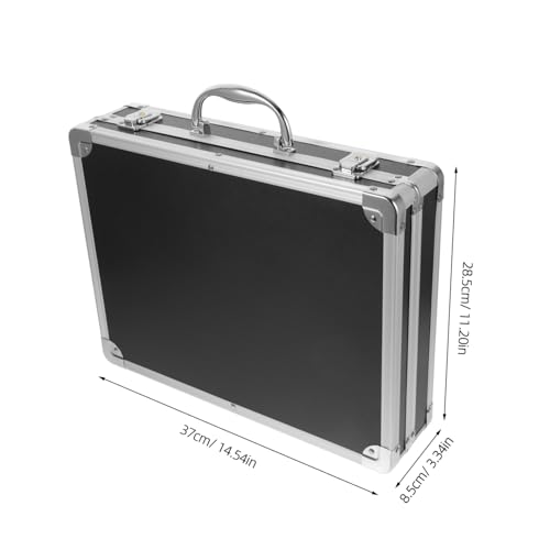 Aluminum Alloy Tool Box Portable Handheld Storage Briefcase for Tools Shockproof Multi-functional Organizer Spacious Interior for Professionals and Home Use2