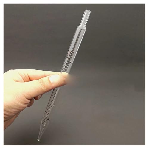 Pipettes graduées en verre lot de 10 compte-gouttes pour dosage précis