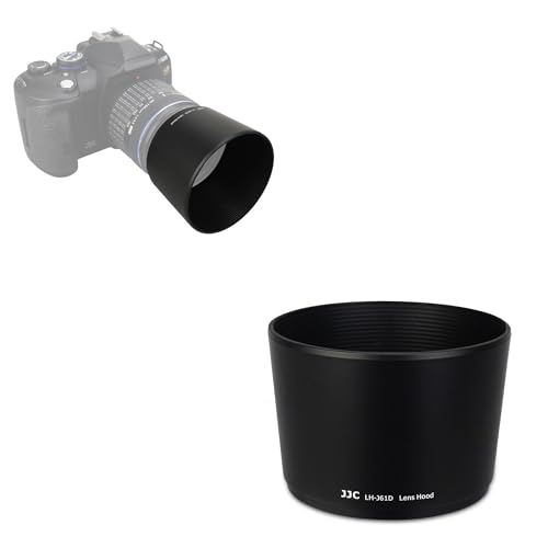 Image of JJC Lens Hood for Olympus Zuiko ED 40-150mm, M.Zuiko ED 40-150mm & R Lens | Replaces Olympus LH-61D Hood, Reversible, Compatible with 58mm Filter /Cap, Reduces Lens Flare, Anti-Scratch, Durable ABS