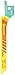 Starrett SB424-20 Bi-Metal Straight Scroll Cutting Special Purpose Reciprocating Blade, 0.035" Thick, 24 TPI, 4" Length x 5/16" Width (Pack of 20)