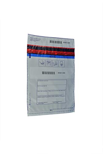 100 x Sicherheitstaschen: 195 x 265 + 30 mm Bon, Druck: \" von, an, Datum, Betrag, Verpackt, Unterschrift \" 100 x Sicherheitstaschen: 195 x 265 + 30 mm Bon, Druck: \" von, an, Datum, Betrag, Verpackt, Unterschrift \"