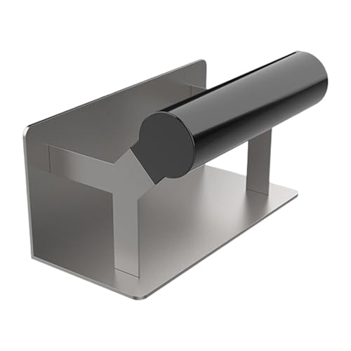 Dualoai Paleta de Esquina para Albañilería Y Acabado con Mango de Goma Ligero para Uso Interior, Esquina Interior