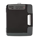 Staples Portable Clipboard with Calculator HVY Duty Black 14 3/8 x 12 x 1 5/8
