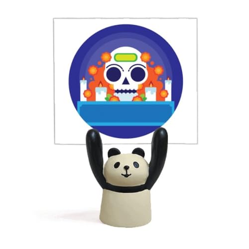 Cadeau Mexique Squelette Jour des Morts Panda mignon porte-carte original