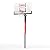 IGL In Ground Basketball Hoops Outdoor, In Ground Basketball Goal with 52 Inch Shatterproof Backboard, 7.5-10ft Quick Adjustable Inground Basketball Hoop