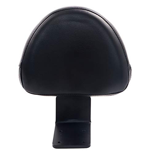 Black Leather Rear Passenger Backrest Sissy Bar Pad for Victory High-Ball Vegas Kingpin - Thumbnail 2