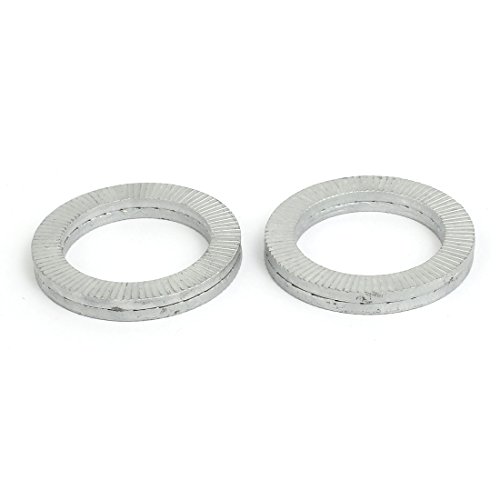 Aexit 33mm Inner Quality Parts Dia Carbon Steel Dacromet Coated Wedge Locking Washer 4 Pcs Model:13as251qo172