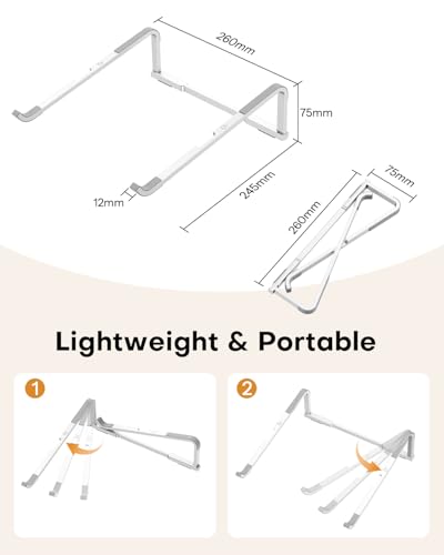 OMOTON Foldable Aluminum Laptop Stand — view 7