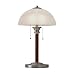 Adesso 4050-15 Lexington 22.5" Table Lamp – Lighting Fixture with Walnut Wood Body, Smart Switch Compatible Lamp. Home Improvement Equipment