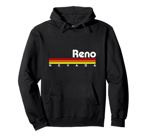 Reno Nevada Retro Pullover Hoodie