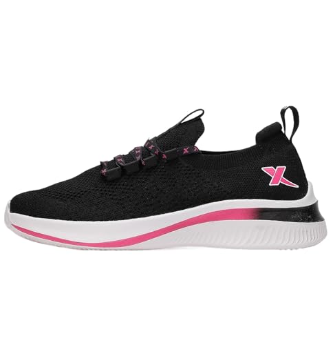 Image of XTEP Sports Running Lightweight Casual Shoes for Women Lace Up Walking Breathable Soft Athletic Sneakers