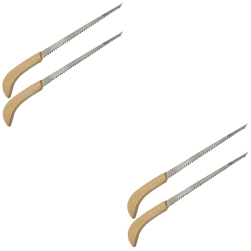 KESYOO 2sets Heavy Duty Hand Saw for Wood Pruning for Camping Gardening Non-slip Handle Wood Saw for Trees 2pcs*2