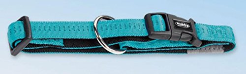 Nobby Halsband Soft Grip, türkis L: 20-30 cm, B: 10 mm, 1 Stück