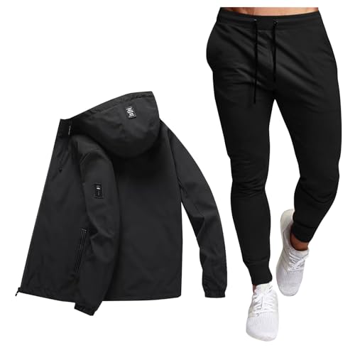 Tracksuit Men Tech Suit Sweat Suits Mens Sets 2 Piece Outfits 90s for Men's Fleece Set Winter Clothes Leisure