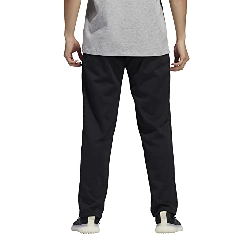 Adidas Male Game & Go Open Hem Pants, Black/White , L #TOP1