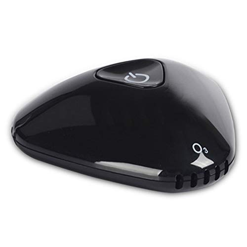 USB wiederaufladbarer tragbarer Mini-Luftreiniger Ozongenerator Kleiner Filter Kühlschrank Sterilisator Lufterfrischer,Schwarz