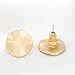 Olbye Coin Disc Studs Earrings Gold Circle Earrings Charm Earring Body Jewelry for Women