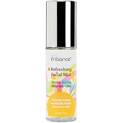 Frilliance Hydrating Facial Mist Spray, Citrus Rain, 50 ml / 1.7 fl oz | Set and Refresh Cruelty Free Hypoallergenic for Teens of All Skin Types