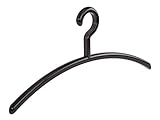 Elegance Kleiderbügel, 5 er Set, schwarz