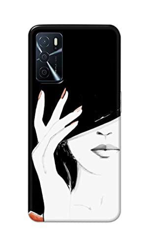 Image of PRINTFIDAA Photo of Beautiful Girl Hard Back Cover for Oppo A16 / Oppo A16s / Oppo A55 5G / Oppo A53s 5G Back Cover -(P6) KAT1005
