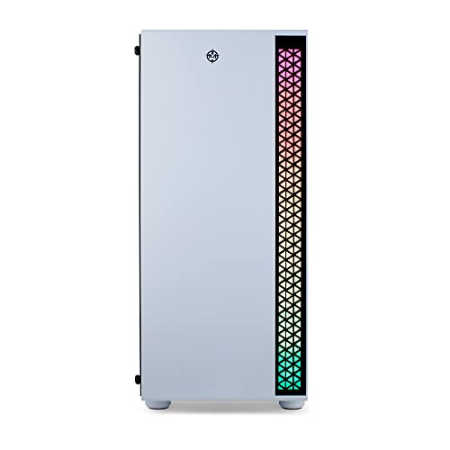 Gabinete Gamer TGT Skylancer Lateral De Vidro Branco, TGT-SKL-WT01