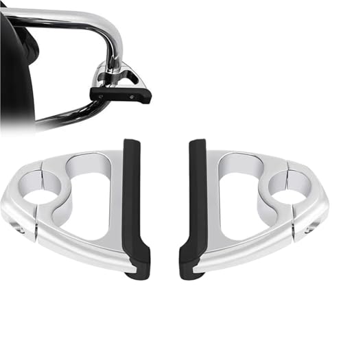 Repose-Pieds Moto Antidérapant pour Fixation Pare-Cylindre Harley Road Glide Softail Dyna
