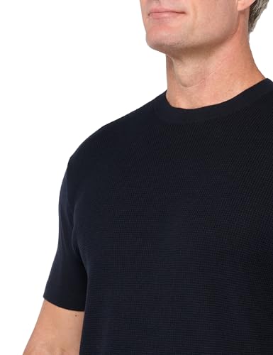 Armani Exchange Men's Short Sleeve Textured Cotton Crew Sweater2