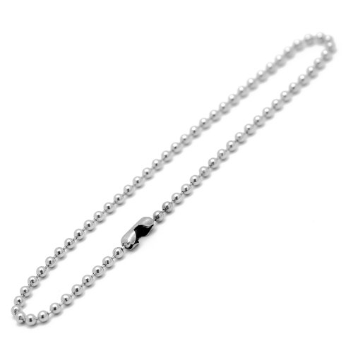Moonlitdoll 2.4mm �{�[���`�F�[�� 20cm�@316L �X�e�����X�i�\���R�l�N�^�[1�t�j