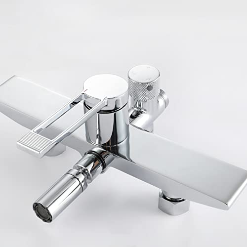 Robinet de douche haut de gamme avec ensemble de douche murale fini premium - 3