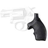 Hogue Bantam Style Rubber Monogrip Grip for S&W J Frame Revolvers, Round Butt, Black - 61000