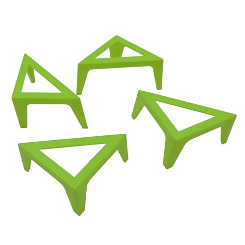 SXRQ Juego de 4 soportes para tablero de dibujo para niños y niños, herramientas artísticas triangulares, decoración de mesa, soporte de tablero para principiantes y niños