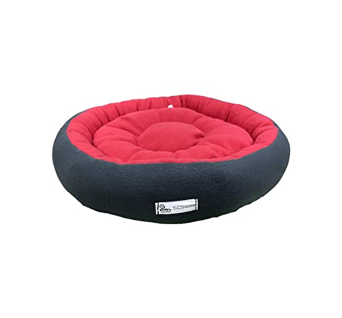 Image of Premium Medium Size Dog Bed for Medium Dogs and Puppies Anti Skid Bottom Washable Orthopedic Big Dog /cat Beds Red /Black