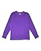 Snoozzz'n Girls/Boys/Toddler 6 Pack Athletic Performance Long Sleeve Undershirt Tops/Base Layer Cotton Stretch Shirts (6 Pack- Neons, 4T)