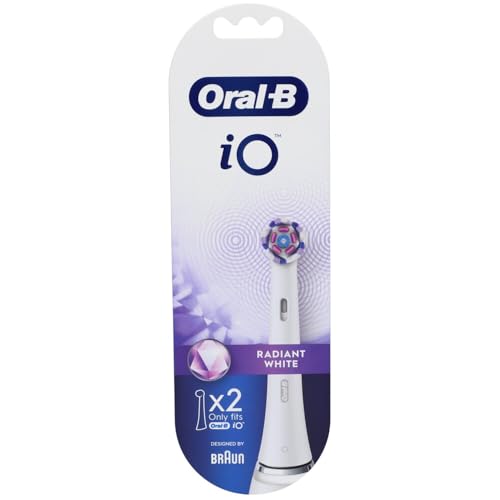 Oral-B iO Ersatzköpfe Radiant White, 2 Stück – Ansicht 1