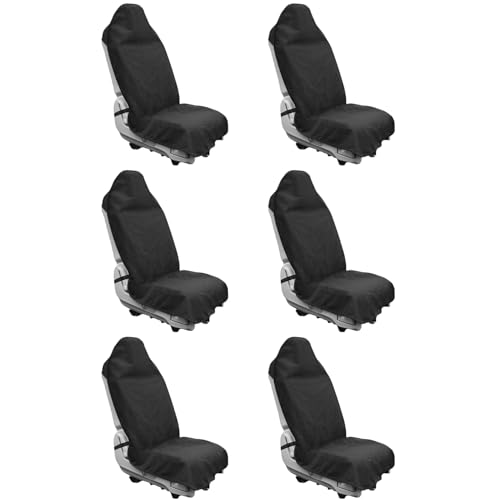 Housse de siège camion et voiture : lot de 6 protections étanches lavables