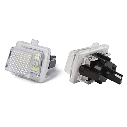2 pièces gauche + droite sans erreur LED plaque d'immatriculation lampe d'éclairage pour M-ercedes B-enz classe C W204 S204 W212 S212 C207 C216 W221 Cover