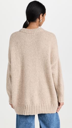 Women's Alpaca Cocoon Crewneck Sweater3