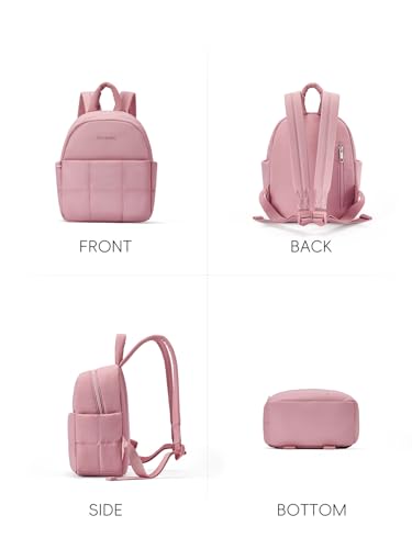 Image of WESTBRONCO Mini Backpack for Women Nylon Small Fashion Backpacks Purse Puffer Lightweight Backpacks for Travel, Shopping, Daily