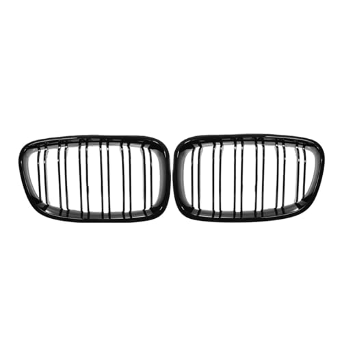 Parrilla de riñón del parachoques delantero negro brillante para Serie 1 F20 F21 de 2011 a 2014