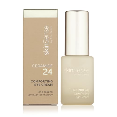 SkinSense Ceramide24 Comforting Eye Cream 15ml, Luxury Eye Repair Cream, Dark Circles Under Eye Treatment Women