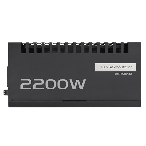 Pro WS 2200W Platinum, Alimentatore Modulare per PC, 2200W di Potenza, PCIe 5.1, Standard ATX 3.1, 80 PLUS Platinum, Ventola con Doppio Cuscinetto a Sfera, Nero, -PRO-WS-2200P - Alimentatore - Immagine 2
