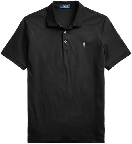 Image of POLO RALPH LAUREN Men Medium Fit Interlock Polo Shirt, PoloBlack, M