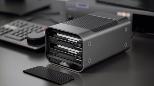 SanDisk Professional 24TB G-RAID 프로젝트 2 - 외장 하드 드라이브 HDD, 썬더볼트 3, USB (10Gbps), 7200RPM 울트라스타 하드 드라이브, 최대 480MB/s 읽기 - SDPHK2H-024T-NBAAD — 사진 5