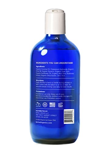 Certified-Organic-Unscented-Body-Wash-by-Be-One-Sensitive-Skin-Moisturizing-Paraben-Sulfate-Free-Vegan-All-Natural-Soap-For-Men-Women-Eczema-Gentle-Made-in-USA