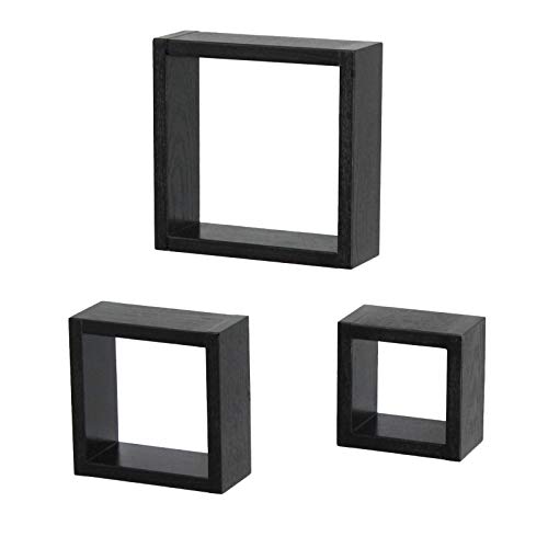 Lot DE 3 Cubes ÉTAGÈRES en WENGÉ Bois Marron 3CMA Cover