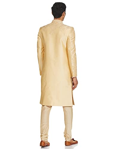 Image of Ethnix by Raymond Men's Polyester Blend Regular Fit Tunic Shirt