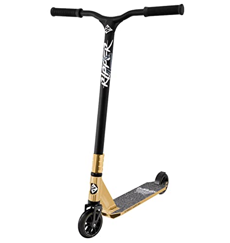 Trottinette Ripper Alpha StreetSurfing dorée pour vos sessions de ride l'après-midi